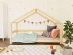 Lit cabane enfant LUCKY avec barrière de sécurité – Image 3