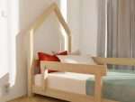 Lit simple enfant POPPI en bois avec barrière de sécurité – Image 6