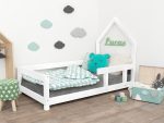 Lit simple enfant POPPI en bois avec barrière de sécurité – Image 12