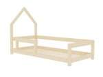 Lit simple enfant POPPI en bois avec barrière de sécurité – Image 7