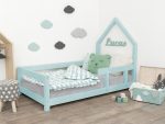 Lit simple enfant POPPI en bois avec barrière de sécurité – Image 18