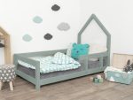 Lit simple enfant POPPI en bois avec barrière de sécurité – Image 21