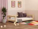 Lit simple enfant STUDY en bois avec entrée ouverte