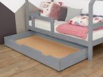 Tiroir sous-lit BUDDY en bois sur roulettes avec fond complet – Image 14