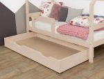 Tiroir sous-lit BUDDY en bois sur roulettes avec fond complet – Image 13