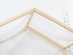 Toit de lit enfant aéré en mousseline avec protection latérale – Image 9