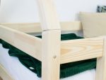 Lit tipi enfant NAKANA en bois avec barrière de sécurité fixe – Image 4