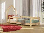 Lit simple enfant POPPI avec tête en forme de maisonnette