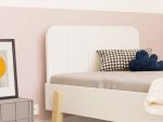 Lit simple enfant NOVA avec tête de lit rectangulaire 90x200cm au design scandinave – Image 3