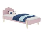 Lit simple enfant NOVA avec tête de lit arquée 90x200 cm au design scandinave – Image 4