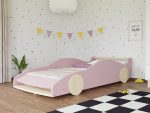 Lit voiture FERRARI F40 pour enfant en bois massif 80x160 cm – Image 2