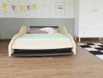 Lit voiture FERRARI F40 pour enfant en bois massif 80x160 cm – Image 3
