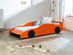 Lit voiture FERRARI F40 pour enfant en bois massif 80x160 cm – Image 5
