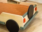 Lit voiture BEEP en forme de jeep en bois massif 80x160 cm – Image 6