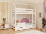Lit superposé cabane ALPY avec échelle – 90x200 cm – Image 6