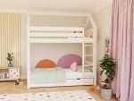 Lit superposé cabane ALPY avec échelle – 90x200 cm – Image 8
