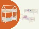 Lit superposé cabane ALPY avec échelle – 90x200 cm – Image 11
