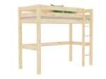 Lit mezzanine en bois MAKALU pour enfants – 90x200 cm – Image 6